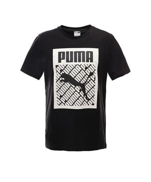 Salta a la acción con el gráfico de alto impacto y la fácil comodidad de nuestra camiseta de relleno del logotipo.