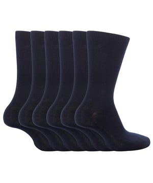 6 Pairs of Cotton School Socks! Quality Cotton Rich School Socks with flat seams for Boys & Girls Available in three sizes and four colours (Please choose size and colour from the dropdown menu above) They wash beautifully and do not shrink when laundered, just follow the washing instructions on the packaging.