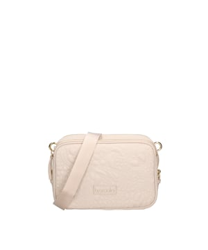 Bolso bandolera para mujer. El cierre es con cremallera. Los bolsillos internos son uno con cremallera y otro abierto. Los bolsillos externos están ausentes. La bandolera es de ecopiel. Falta el mango. Hay dos compartimentos internos. El material exterior es 100% Poliuretano. Internamente es 100% Poliéster. Medidas: 25x17x8 cm. Producto de moda