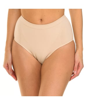 Modellierungsslip mit mittlerer Kompression.
 Hautfarbe
 Hebt das Gesäß an und kaschiert den Bauch.
 Verschlankt die Hüften.

 Zusammensetzung: 86% Polyamid, 14% Elastan

 Handwäsche.
 Kein Bleichmittel verwenden.
 Nicht in den Trockner geben.
 Nicht bügeln.
