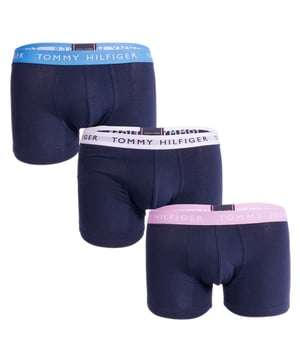 Boxer Tommy Jeans Pack x3 Unlimited Logo Herren Mehrfarbig Synthetisch. Authentische Streetwear-Bekleidung der Marke Tommy Jeans - Streetwear/Sportswear-Design von Tommy Jeans - Tommy Jeans für Männer, perfekt für den Alltag - Mehrfarbige Tommy Jeans Boxer passen hervorragend zu Ihrer Garderobe - Bequemes synthetisches Material - Klassisch - Pack x3 Unlimited Logo -