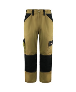 Nuestros pantalones cotidianos son un estilo central de ropa de trabajo Dickies, con múltiples bolsillos para esconder los elementos esenciales de la jornada laboral. Hecho de una cómoda mezcla de Policotton, estos pantalones cuentan con un botón fácil de fijar y bolsillos para insertar las rodillas.