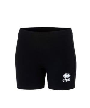 Especificaciones: Pantalón corto de voleibol confeccionado en algodón elástico, ajustado y ergonómico para mayor comodidad y libertad de movimiento. Cinturilla elástica y logo Errea estampado en la pierna izquierda. Uso: Voleibol Ajuste: Ajustado