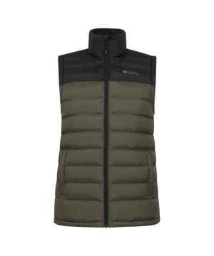 Außenmaterial: Nylon. Füllung: Microfaser. Design: Logo. Gewebetechnik: Wasserabweisend, isolierend, Isotherm, Wasserbeständig. Hoch geschnitten. Ärmellos. Taschenart: Zwei Seitentaschen. Durchgehender Reißverschluss. XXS: 86,36 cm. XS: 88,9 cm. S: 96,52 cm. M: 102 cm. L: 112 cm. XL: 119,38 cm. XXL: 127 cm. 3XL: 134,5 cm. 4XL: 142 cm.