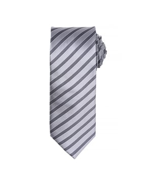 Business-Krawatte in voller Länge mit doppeltem Streifenmuster. Breite: 3in/7.5cm, Länge: 57in/144cm. Nur Handwäsche. Material: 100% Polyester.