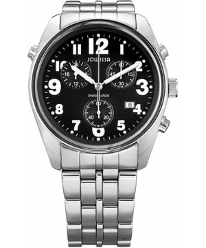 Jowissa: Reloj negro Ginebra para mujer