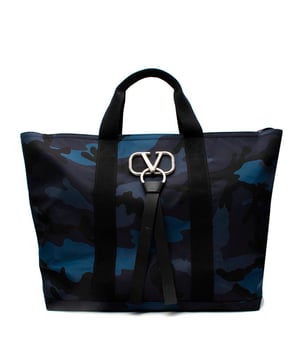 Valentino by mario valentino crosshatch tote bag in black best sale