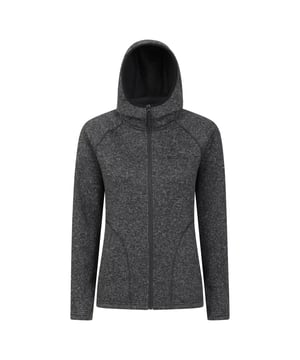 Material: 100% Polyester. Innenfutter: Gebürstet, weich. Stoff: Fleece. Design: Bekleidet. Stoff-Technologie: Leichtes Gewicht. Ausschnitt: Kapuze. Ärmel-Typ: Langärmelig. Kapuzen-Merkmale: Angewachsene Kapuze. Taschen: 2 Sicherheitstaschen, Reißverschluss. Verschluss: Durchgehender Reißverschluss.