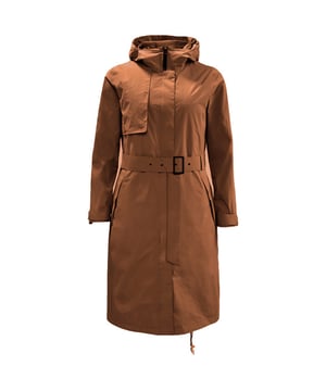 Jack Wolfskin Tech Lab Zip Up Capicked Brown Recaba para mujer 1113161 5090