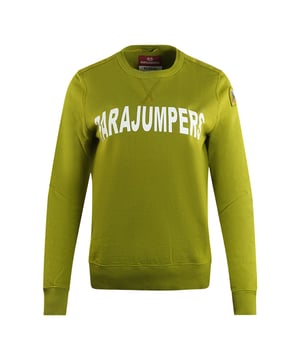 Blijf warm en stijlvol in de groene trui van Parajumpers. Deze luxueuze damesjumper toont het merklogo groot over de borst. Offer geen stijl op voor comfort - maak een verklaring! Groot merklogo over de borst, gemaakt in Italie PJS -patch op linker mouw, elastische tailleband en mouwen 100% katoenstijlcode: Bianca 223