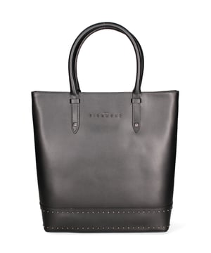 Bolso de mujer. El cierre es con cremallera. Los bolsillos internos son uno con cremallera y otro abierto. Los bolsillos externos están ausentes. Falta la correa para el hombro. El mango es de piel. Hay un compartimento interno. El material exterior es piel auténtica arrugada. Internamente está forrado en tejido 70% algodón - 30% poliéster. Medidas: 31x34x11,5 cm. Hecho en Italia