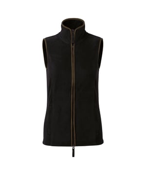 100% Polyester. Gewebe: Fleece. Design: Unifarben. GSM (Gramm pro Quadratmeter): 260. Rand: Kontrast. Kleiderhaken. Mit Kragen, Hoch geschnitten. Ärmellos. Taschenart: Zwei Seitentaschen, Reißverschluss, Zwei Innentaschen. 2-Wege-Reißverschluss. Saum: Geschwungener Saum. Sicherheitsstandards: Amfori-Freigabe, BSCI, Sedex, WRAP Zertifikat. XS: 84 cm. S: 88,9 cm. M: 93,98 cm. L: 99 cm. XL: 104 cm. XXL: 109 cm. 3XL: 114,3 cm.