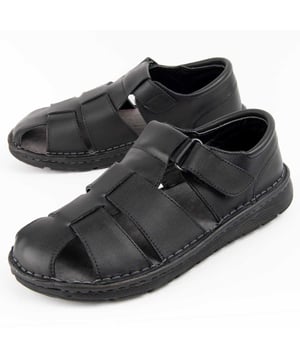 Garantía Purapiel, 10 años de garantía. Sandalia casual para hombre. Hecha en piel natural. Calce cómodo. Fabricado por otras marcas para nuestra marca.