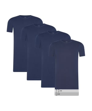 4-Pack T-shirts von Cappuccino Italia in der farbe Blau und in größe L.