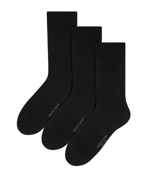 ¿Son los calcetines de lana su par ideal? ¿Qué le parece probar la lana Merino? Ahora puedes disfrutar del calor y la comodidad de los calcetines de lana pero con una suavidad extra. Estos calcetines de lana merina para hombre son suaves, delicados y perfectos para llevar a diario. Además, vienen en un estupendo pack de 3 pares, ¡lo que hace que tengan una excelente relación calidad-precio! Los calcetines están fabricados con un lujoso hilo de alta calidad que contiene un 68% de fibras de lana merina. Es extremadamente fino y delicado y, por lo tanto, muy suave al tacto. Esto garantiza que sus pies se mantendrán calientes y secos durante todo el día, lo que los hace ideales para estilos de vida ajetreados. Estos calcetines están pensados y son ideales para los meses de otoño e invierno. Son perfectos para llevar con tus botas o zapatos favoritos en un día frío en la ciudad o incluso para salir a explorar con un poco de senderismo y trekking. Los calcetines están disponibles en 4 colores diferentes, ¡así que hay para todos los gustos! Los colores son: Gris, Negro, Azul Marino y Gris Oscuro. Tanto si prefieres un negro tradicional como un azul marino clásico, tenemos algo que se adapta a tu estilo. Estos calcetines para hombre están disponibles en 2 tallas: 7-10 UK, 10-13 y están hechos de 68% Lana Merino, 30% Poliamida, 2% Elastano. Hay 4 colores para elegir y son totalmente lavables a máquina.