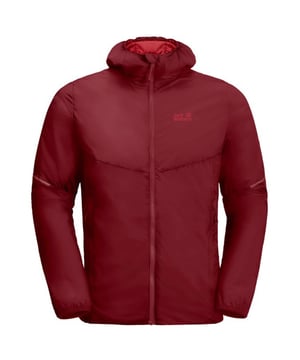 Jack Wolfskin para hombre aislamiento de peso pluma con capucha 1204551 2049
