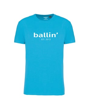 Regular Fit Shirt von Ballin Est. 2013 in der farbe Blau und in größe 3XL.