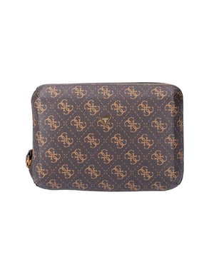 Tasche Guess Modena Logo 4G Herren Braun Leder. Authentisches Reisegepäck der Marke Guess - Streetwear/Sportswear Design von Guess - Guess für modische Männer, perfekt für den Alltag - Die braune Tasche von Guess lässt sich hervorragend mit dem Rest Ihrer Garderobe kombinieren - bequeme Lederqualität - klassisch - Modena Logo 4G -