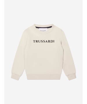 Trussardi depict innovation and legendary quality into their sophisticated everyday pieces. This unisex sweatshirt captures the Italian label's fierce detailing and utilitarian passion. Made in refined material with an artificial fur statement brand print. He will be obsessed. Crew Neck  Cotton 100% Long Sleeves  Ribbed Trims Trussardi : Child's Height 4Y: 40.9" / 104cm6Y: 45.6" / 116cm 8Y: 50.3" / 128cm10Y: 55.1" / 140cm12Y: 59.8" / 152cm14Y: 64.5"/ 164cm16Y 69.2" / 176cm
