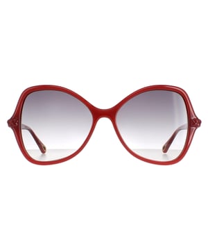 Las gafas de sol Chloe Butterfly Womens Dark orange grey gradient Ch0001s son un elegante estilo mariposa fabricado en acetato ligero. El logotipo de Chloe está grabado en las finas patillas para reconocer la marca.