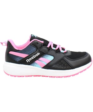 Brand new product in manufactured polybags 

Reebok Road Supreme Kids Black Trainers, designed to provide young athletes with the perfect blend of style, comfort, and performance. Crafted with the active lifestyle of children in mind, these trainers boast a sleek black design that effortlessly complements any outfit, whether it's for sports or casual wear. Here are some key features that make these trainers stand out:

 Durable Construction:  Built to withstand the rigors of active play, these trainers feature a durable construction that can endure the demands of daily wear and tear.

 Lightweight Design:  The lightweight design ensures that kids can move freely and comfortably without feeling weighed down, allowing for maximum agility and mobility during any activity.

 Cushioned Comfort:  Equipped with plush cushioning throughout the footbed and midsole, these trainers offer exceptional comfort and support with every step, reducing fatigue during extended wear.

 Secure Fit:  With a lace-up closure system, these trainers offer a secure and customizable fit, allowing kids to adjust the tightness to their preference for enhanced stability and support.