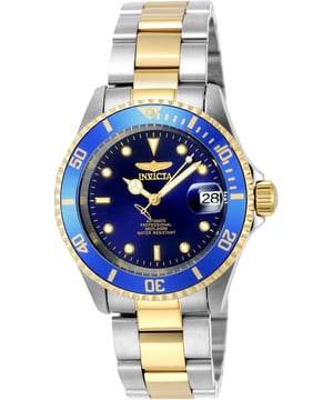 Die Invicta 8928OB hat ein 40 Millimeter Edelstahlgehäuse mit einem blauen Zifferblatt. Dieses Modell wird von einem präzisen Automatikwerk angetrieben. Druckfest bis 20 bar. Dieses Modell gehört zur Invicta Pro Diver Kollektion.

Inklusive 2-jähriger Invicta-Garantie.