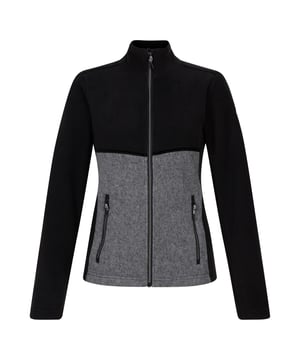 100 % Polyester. Stoff: Gebürstete Rückseite, Fleece. Design: Farbblock, Logo, Metalleffekt. 250 g/m². Reißverschlussschutz innen. Ärmeltyp: Langarm. Ausschnitt: Stehkragen. Taschen: 2 untere Taschen, Reißverschluss. Verschluss: Durchgehender Reißverschluss. 6 UK: 30 Zoll. 8 UK: 32 Zoll. 10 UK: 34 Zoll. 12 UK: 36 Zoll. 14 UK: 38 Zoll. 20 UK: 44 Zoll. 18 UK: 43 Zoll. 16 UK: 40 Zoll.