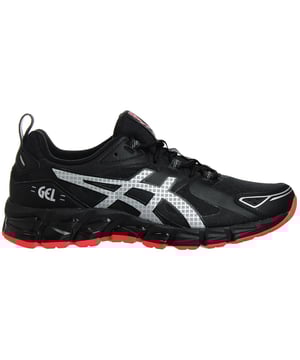 The ASICS Gel-Quantum 180 Lite-Show Men's Trainers are a versatile and performance-oriented footwear choice, designed to cater to the needs of active men who seek comfort, style, and advanced technology in their athletic shoes. These trainers are notable for their innovative features and attention to detail. Here's a comprehensive overview of the ASICS Gel-Quantum 180 Lite-Show Men's Trainers:

Key Features:

 Gel Cushioning Technology:  The Gel-Quantum 180 Lite-Show trainers incorporate ASICS' signature Gel cushioning technology, which is strategically placed in the rearfoot to absorb shock during impact. This feature provides exceptional cushioning and comfort, making them suitable for a range of high-impact activities.

 Lightweight Construction:  These trainers are designed with a lightweight build, ensuring they won't weigh you down during your workouts or daily wear. The lightweight design enhances agility and responsiveness.

 Breathable Upper:  The upper of the shoe is crafted from a breathable mesh material that promotes airflow, keeping your feet cool and comfortable during extended wear and workouts.

 Solyte Midsole:  The Solyte midsole enhances cushioning while maintaining durability and responsiveness. It contributes to the overall comfort and support of the trainers.

 Seamless Design:  The trainers feature a seamless construction to minimize friction and reduce the risk of irritation or blisters, even during prolonged wear.

 Reflective Lite-Show Elements:  The Lite-Show version of these trainers includes reflective elements that enhance visibility during low-light conditions, such as early morning or evening workouts, improving safety.