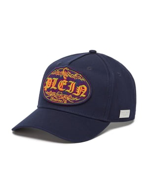Anime su look con la gorra de béisbol decorada con el símbolo icónico de la marca. Más información.   Sarga de algodón   Lettering de la marca bordado en el parche cosido en la parte delantera   Lettering de estilo gótico bordado en la parte inferior de la visera   Correa de velcro ajustable   Costuras interiores cubiertas con cincha de algodón"