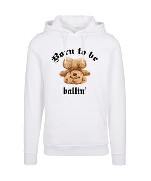 Born To Be Hoodie von Ballin Est. 2013 in der farbe Weiss und in größe XL.