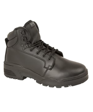 Crafted for durability and comfort, these Parol leather mid-cut boots from Magnum feature a Cambrelle lining that wicks away moisture and promotes breathability. Designed with a secure lace closure and a high-traction outsole, they ensure stability and reliability in any environment. Finished with Magnum branding, these boots blend functionality with style, making them ideal for demanding work conditions.
 - Leather upper 
 - Mid cut 
 - Cambrelle hardwearing moisture wicking & breathable lining
 - Secure lace closure 
 - High traction outsole 
 - Magnum branding