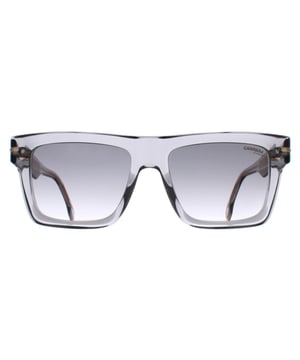 Die Carrera Square Mens Transparent Clear Grey to Clear Gradient Brown Mirror 305/S Sonnenbrille ist eine nahtlose Mischung aus zeitlosem Stil und moderner Raffinesse. Diese mit Präzision gefertigte Sonnenbrille besticht durch ihr elegantes und vielseitiges Design, das jeden Look mühelos aufwertet. Die kühnen quadratischen Rahmen, die in einer Reihe schicker Farben erhältlich sind, strahlen Selbstvertrauen aus und bieten mit ihren hochwertigen Gläsern einen hervorragenden UV-Schutz.