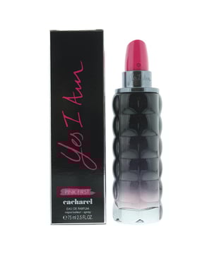 Yes I Am Pink First is a Floral Fruity fragrance for women which was launched in 2019 by Cacharel, as the first flanker to their popular "Yes I am" fragrance which had bene launched a year earlier. The fragrance, in the line's signature lipstick shaped bottle, contains top notes of Raspberry and Pear; middle notes of Jasmine, Ginger Flower and Orange Blossom; and base notes of Milk, Ambroxan, Cardamom and Sandalwood. The notes combine to create a spicy-Jasmine fragrance, which slowly shows a sweet yet soft and milky side in the base, giving it a delightfully comforting feel.