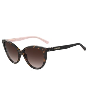 Love Moschino Vrouwen Zonnebril MOL043S086F7H - Materiaal: Acetaat - Kleur frame: Bruin - Afmetingen: 57/17/140 mm (Diameter lens / Brug formaat / Lengte veren)