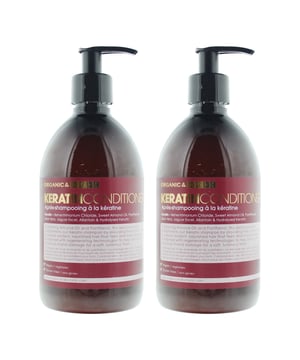 Organic and Botanic Keratin Conditioner is designed to nourish and strengthen your hair, leaving it looking and feeling healthy, silky-smooth, and full of vitality. Infused with natural, organic ingredients, this conditioner is specially formulated to target damaged hair and provide intense hydration and restoration. This conditioner is enriched with keratin, a vital protein that makes up the structure of hair. It helps strengthen and repair damaged strands, leaving them smoother, shinier, and more resilient. The conditioner delivers a surge of moisture to parched and brittle hair. It replenishes and locks in essential hydration, restoring the hair's natural balance and promoting a lustrous, healthy appearance. With regular use, this conditioner helps control frizz and flyaways, providing a sleek and manageable texture. It leaves your hair looking beautifully smooth and polished. The keratin-infused formula imparts a natural, radiant shine to your hair, enhancing its overall luster and vibrancy. This conditioner is crafted with a blend of organic and natural botanicals, free from harsh chemicals, sulfates, and parabens. It is gentle on your hair and scalp, making it suitable for all hair types, including sensitive scalps. The conditioner works to fortify hair strands, reducing breakage and split ends. It helps restore hair to its optimal condition, promoting long-term hair health. This product is not tested on animals, and its formulation is mindful of the environment, making it a conscious choice for eco-conscious consumers. Whether you have straight, wavy, curly, or coily hair, Organic & Botanic Keratin Conditioner is suitable for all hair types and textures, providing universal benefits for improved hair health.