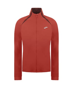 The Brooks Fusion Women's Hybrid Running Jacket blends performance and style, offering the perfect balance of weather protection, mobility, and comfort. Designed for unpredictable conditions, this jacket is ideal for runners who want to stay comfortable without compromising on performance.

Key Features:
Manufacturer Colour:

Copper/Run Raisin

Hybrid Construction:

A combination of windproof and water-resistant panels with breathable, stretchy knit fabric for flexibility and comfort.


Weather Resistance:

Windproof zones block chilly gusts, while the durable water-repellent (DWR) finish protects against light rain and moisture.


Lightweight Insulation:

Strategically placed insulation provides warmth without adding bulk, ideal for layering or standalone use.


Breathable Panels:

Ventilated sections ensure excellent airflow, keeping you dry and comfortable during high-intensity runs.


Ergonomic Fit:

Tailored specifically for a womans silhouette with an athletic cut that enhances freedom of movement.


Convenient Storage:

Features secure zippered pockets for stashing essentials like keys, phone, or energy gels.


Adjustable Elements:

Elasticated cuffs and a drawcord hem offer a snug fit, locking out cold air for added warmth.


Reflective Accents:

Strategically placed reflective details enhance visibility in low-light conditions, improving safety during early or late runs.


Stylish Design:

Rich brown color with subtle detailing for a sleek, modern look that transitions seamlessly from workout to casual wear.



Stay protected and comfortable during your outdoor adventures with the Brooks Fusion Women's Brown Hybrid Running Jacketâ€”crafted for runners who embrace all-weather performance.