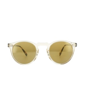 Oliver Peoples Gregory Peck 5217 1485W4 Melier Dark Brun Mirror Sonnenbrille ist eine weitere von Prominenten inspirierte Sonnenbrille von Oliver Peoples mit diesen unglaublichen Formschattierungen im Retro-Stil mit einem Key-Phonic-Bridge-Design und ikonischem Stil.