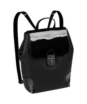 Hunter Original Refind Leather Backpack Womens Bag WBB6002PAT BLK