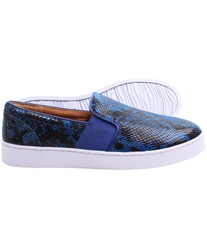Add a touch of chic sophistication to your footwear collection with the Vionic Demetra Snake Women's Blue Shoes. These stylish slip-ons are designed to offer both fashion-forward design and the comfort you expect from Vionic, making them perfect for everyday wear.
 
Key Features:
Eye-Catching Snake Print: 

The blue snake-print upper adds a bold and trendy touch, making these shoes a standout piece that easily enhances any outfit, from casual jeans to more polished looks.


Vionic Arch Support: 

Built with Vionic's signature orthotic footbed, these shoes provide exceptional arch support, promoting natural foot alignment and helping to reduce foot fatigue.


Slip-On Convenience: 

Designed with an easy slip-on style, these shoes offer convenience without sacrificing style, making them perfect for on-the-go wear.


Comfortable Cushioned Insole: 

The cushioned footbed ensures all-day comfort, offering excellent shock absorption and reducing stress on your feet, ideal for long days on your feet.


Breathable Interior Lining: 

Features a soft, breathable lining that keeps your feet cool and comfortable, even during extended wear.


Durable Outsole: 

The shoes are equipped with a durable rubber outsole that provides reliable traction and stability on various surfaces, ensuring a confident step wherever you go.


Versatile Blue Hue: 

The unique blue color combined with the snake-print design makes these shoes versatile enough to pair with a wide range of outfits, adding a stylish flair to your everyday wardrobe.


Lightweight Construction: 

These shoes are lightweight and flexible, allowing for natural movement and comfort, making them an ideal choice for both casual outings and more dressed-up occasions.


Orthotic-Friendly: 

The removable footbed allows for custom orthotics, catering to those who need extra support or have specific foot care needs.


 
The Vionic Demetra Snake Women's Blue Shoes are the perfect blend of style and comfort, offering a trendy yet practical option for the modern woman. Whether you're heading to brunch, running errands, or enjoying a casual evening out, these shoes will keep you looking stylish and feeling great.
 
 
 