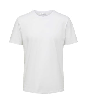Farbe: Helles Weiß Technische Daten: T-Shirt mit Rundhalsausschnitt aus Bio-Baumwolle, die ohne den Einsatz von Chemikalien angebaut wird, gekennzeichnet durch eine lockere Passform und leicht überschnittene Schultern. Basic-Kleidungsstück, das in Ihrem Kleiderschrank nicht fehlen darf. Passform: Regulär