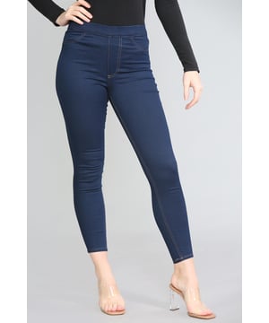 EX Marks and Spenser Women’s High Waisted Super Skinny Jeggings.

Please note Inseam Length Short is 26 inches, Regular is 27.5 inches, Long is 29 inches

Featuring Stretch for Comfort and 2 Back Pockets.

Just Pull Them on and You’re Good to Go.

These Jeggings are Prefect for Weather Lounging Around the House or Wearing Them Under a Long Line Shirt for a Day Out.