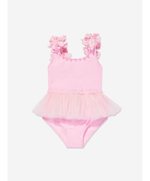 Introducing our stunning Girls Tutu Swimsuit in Pink by Selini_Action, the epitome of fashion and comfort for SS2024. Key features include: Stylishly Sweet: A delightful swirl of girlish charm and high-end design, this swimsuit radiates a playful, yet chic appeal.  Unrivaled Comfort: Crafted from superior fabric, it guarantees ultimate comfort for your princess's fun-filled, sunny adventures.  Upgrade Your Princess's Wardrobe: This elegant piece from Selini_Action should not be missed! Get it now and let your girl dazzle in style!