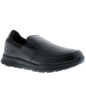 Skechers Womens Work Trainers Slip Resistant Relaxed Fit Nam Schwarz. Obermaterial Pu. Synthetisches Innenfutter. Synthetische Sohle. Schuhwerk Casual.