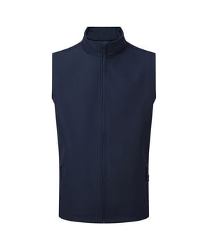 Materiaal: 100% gerecycleerd polyester. Voering: gebonden fleece. 280gsm. Ontwerp: Eenvoudig. 2-laags, kinbeschermer, Easy-Care. Stoftechnologie: douchebestendig, waterbestendig, windbestendig. Halslijn: Kadetkraag. Mouwtype: Mouwloos. Zakken: 2 Opgezette zakken, 2 Zijzakken, Rits. Bevestiging: Volledige ritssluiting. Zoom: Trekkoord, Elastisch. Duurzaamheid: Amfori, BSCI, GRS gecertificeerd.
