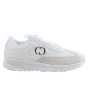 Criminal Damage Force Lace-Up White Synthetic Mens Trainers FORCE TRAINER_WHITE