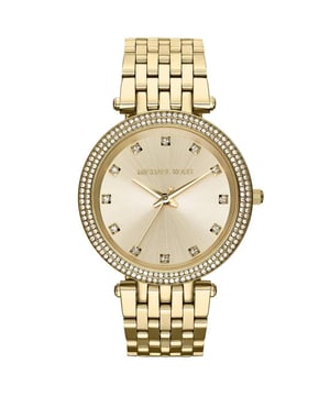 Specification Details Brand Michael Kors Model MK3216 Darci Barcode Number 0796483027862 Gender Women's Case Size 39 mm Case Colour Gold Dial Colour Gold Tone Band Material Steel Band Colour Gold Movement Quartz Chronograph No Water Resistance 5 ATM