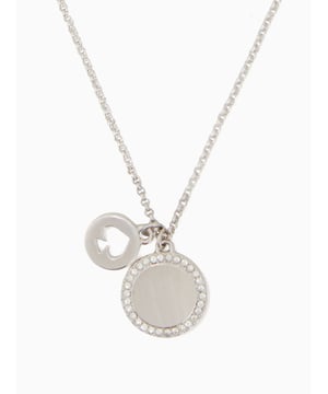 Pave Charm Pendant, Length 17"+3",  Length: 43.00 Cm