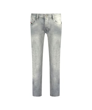 Diesel Larkee RB008 grijze spijkerbroek. Diesel grijze spijkerbroek. Knop vliegen. 84% katoen 14% polyester 2% elastaan. Recht been. Badge met het merk Diesel