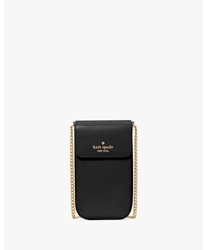 Madison Saffiano Leather North South Flap Phone Crossbody,  Length: 2.50 Cm,  Width: 10.00 Cm,  Height: 17.70 Cm