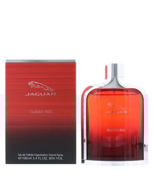 Jaguar Classic Red is a woody aromatic fragrance for men.  Top notes raspberry blueberry bergamot.  Middle notes jasmine black pepper ozonic notes.  Base notes patchouli cedar amber tonka bean vanilla.  Jaguar Classic Red was launched in 2013.